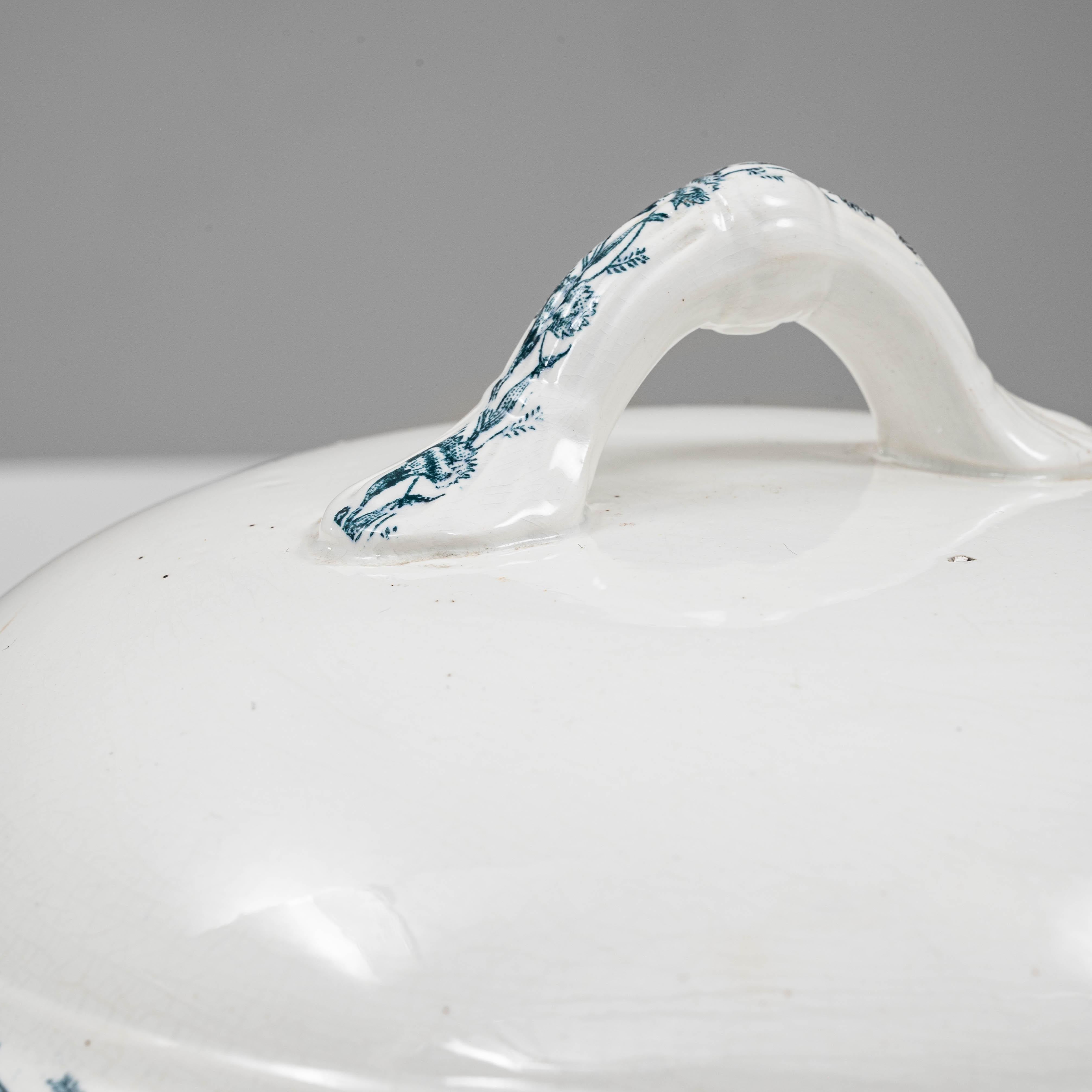 Soupière en porcelaine avec couvercle, édition spéciale belge du 20e siècle en vente 4