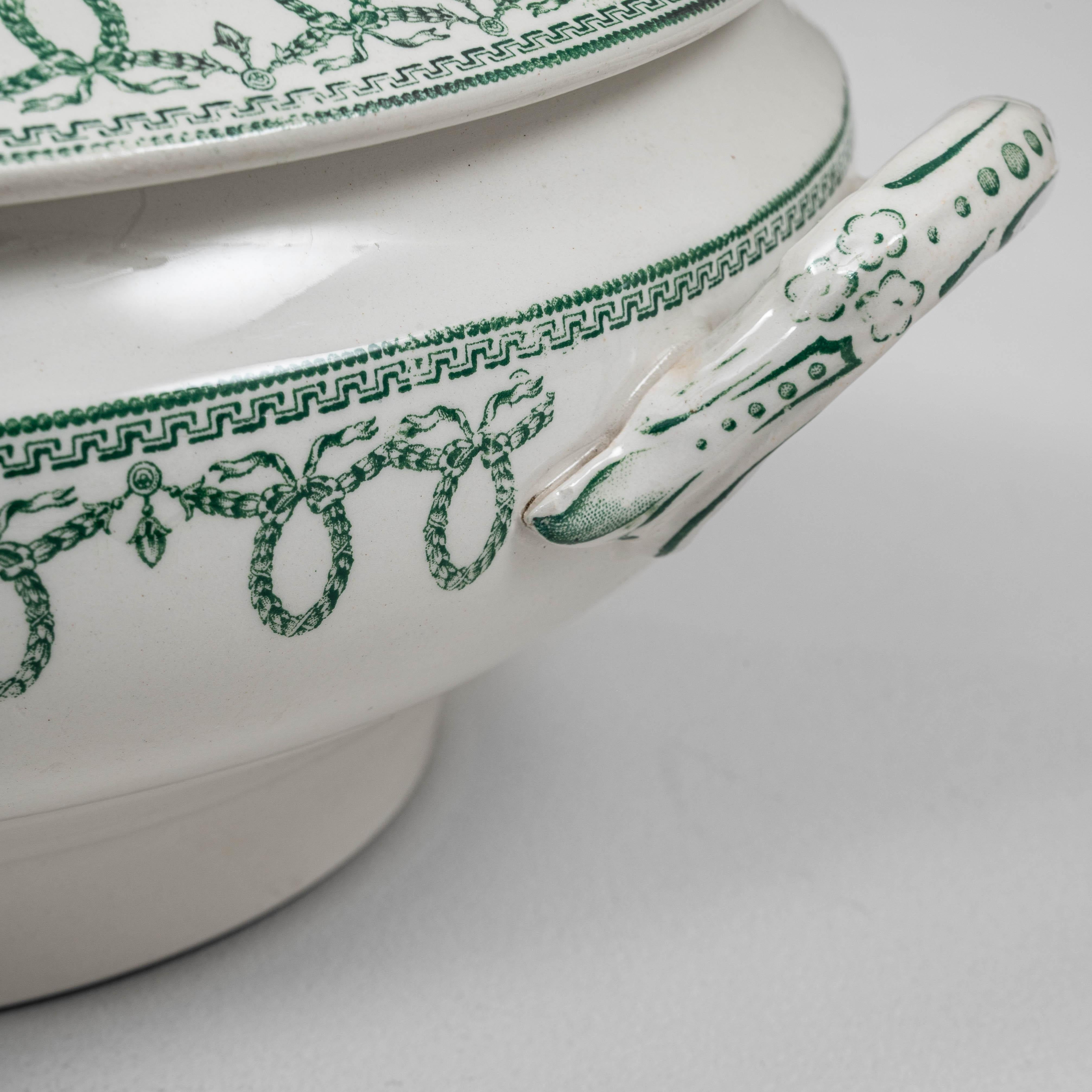 Soupière en porcelaine avec couvercle, édition spéciale belge du 20e siècle en vente 5