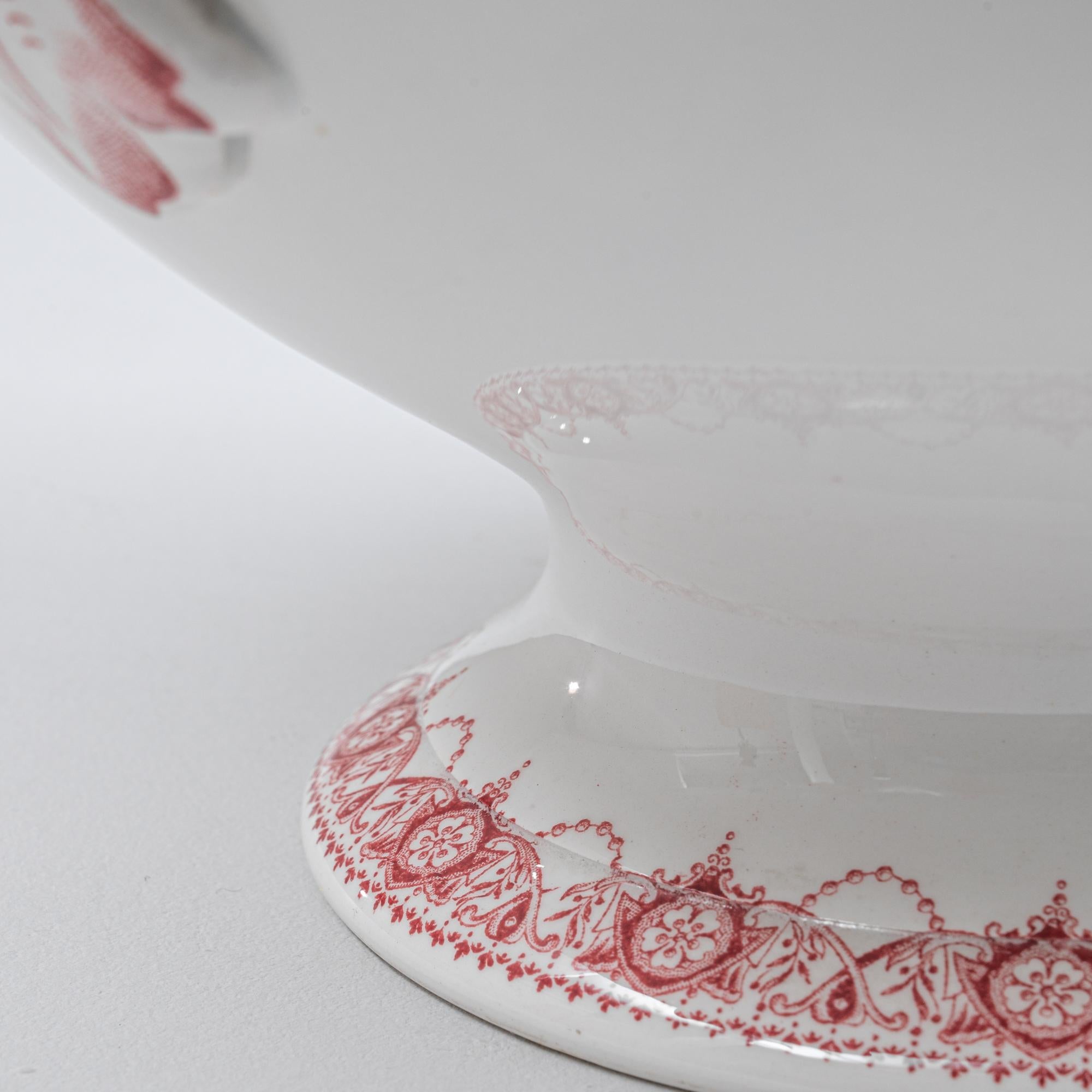 Soupière en porcelaine avec couvercle, édition spéciale belge du 20e siècle en vente 5
