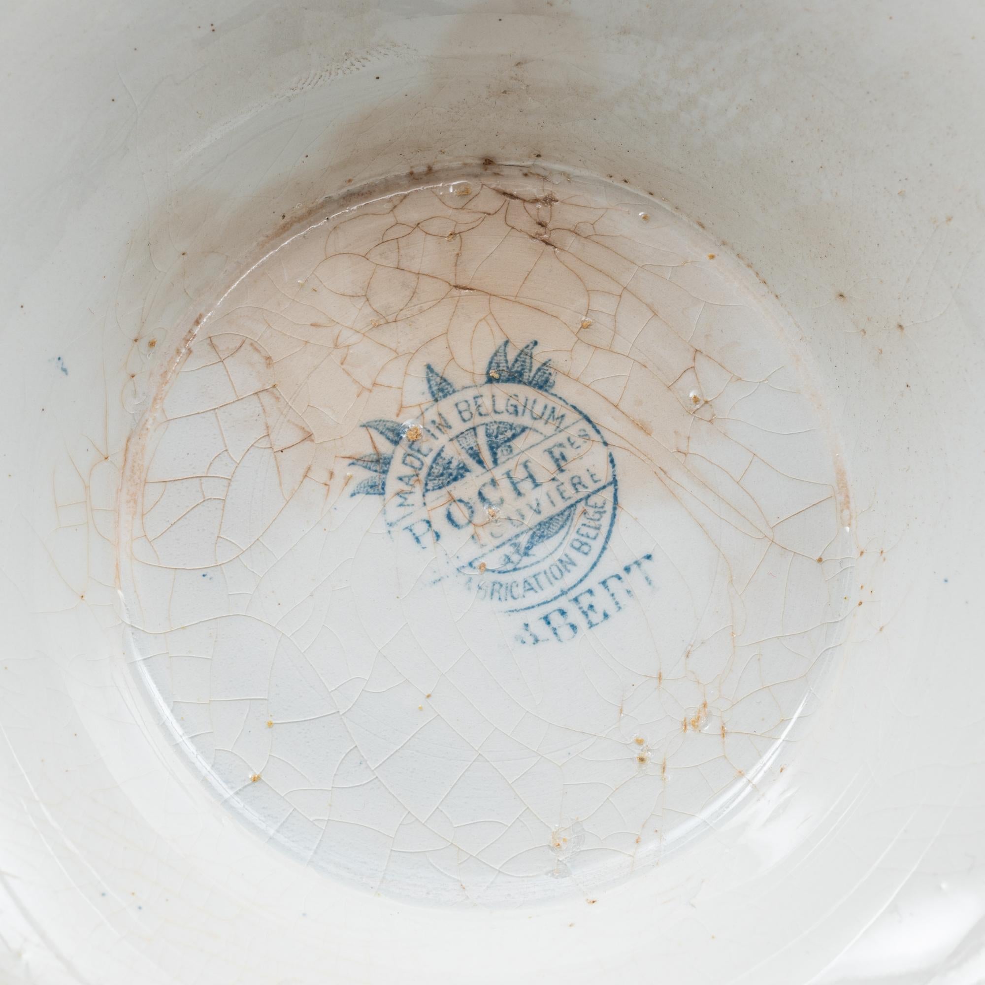 Soupière en porcelaine avec couvercle, édition spéciale belge du 20e siècle en vente 6