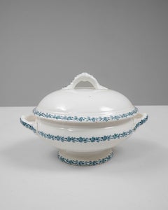 Soupière en porcelaine avec couvercle, édition spéciale belge du 20e siècle