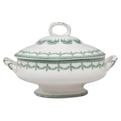Soupière en porcelaine belge du 20e siècle, édition spéciale, avec couvercle