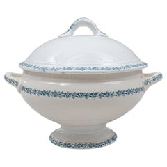 Soupière en porcelaine avec couvercle, édition spéciale belge du 20e siècle