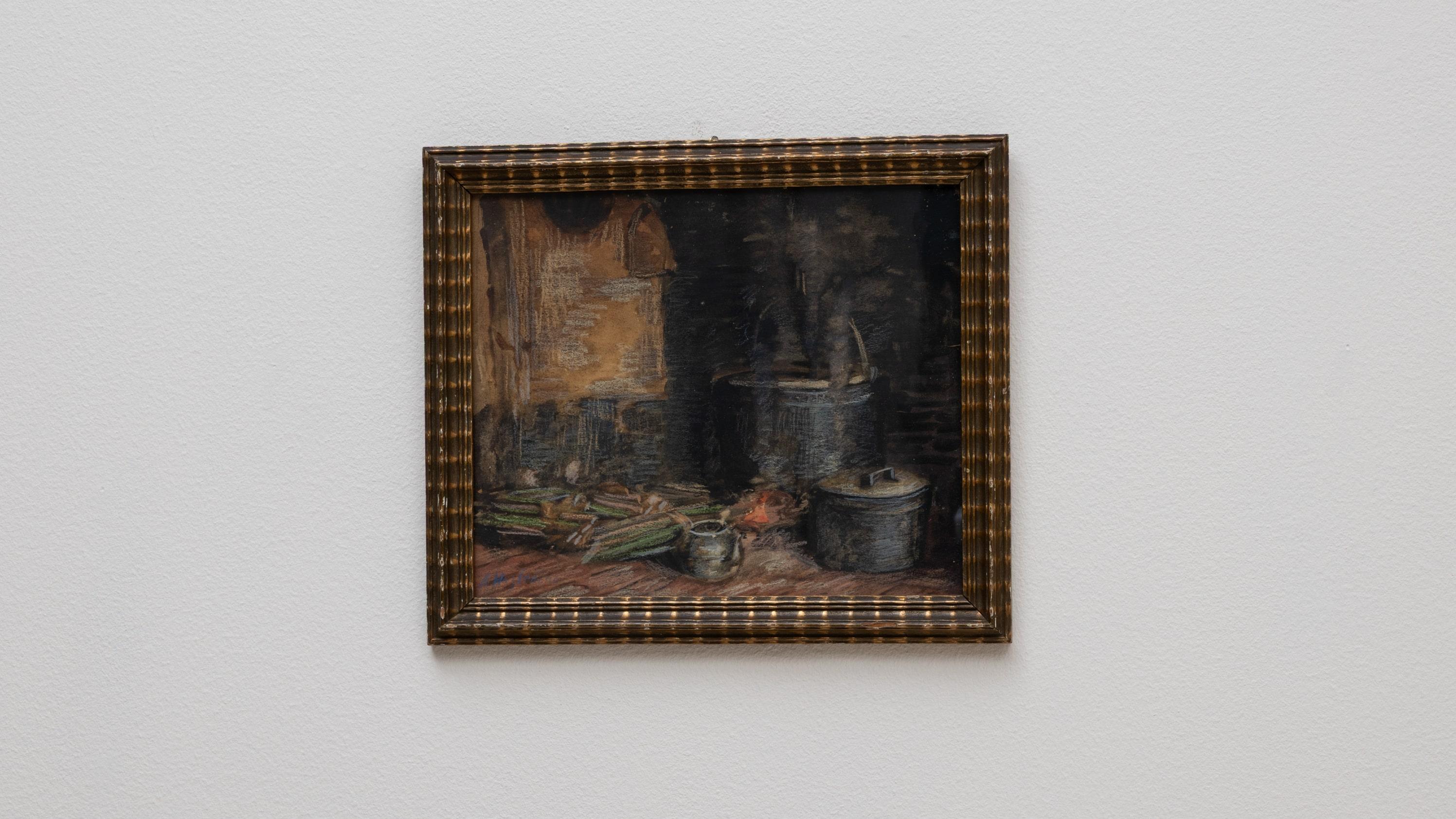 Bodegón belga del siglo XX Pintura en venta