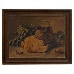 Belgisches Stilleben aus dem 20. Jahrhundert mit Holzrahmen