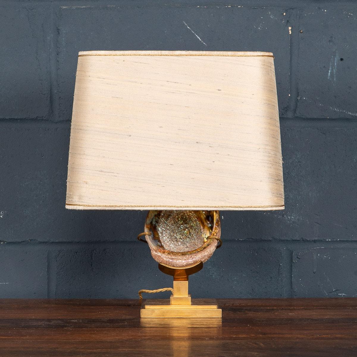 Metal 20th Century Belgian Table Lamp by Willy Daro, C.1960 For Sale