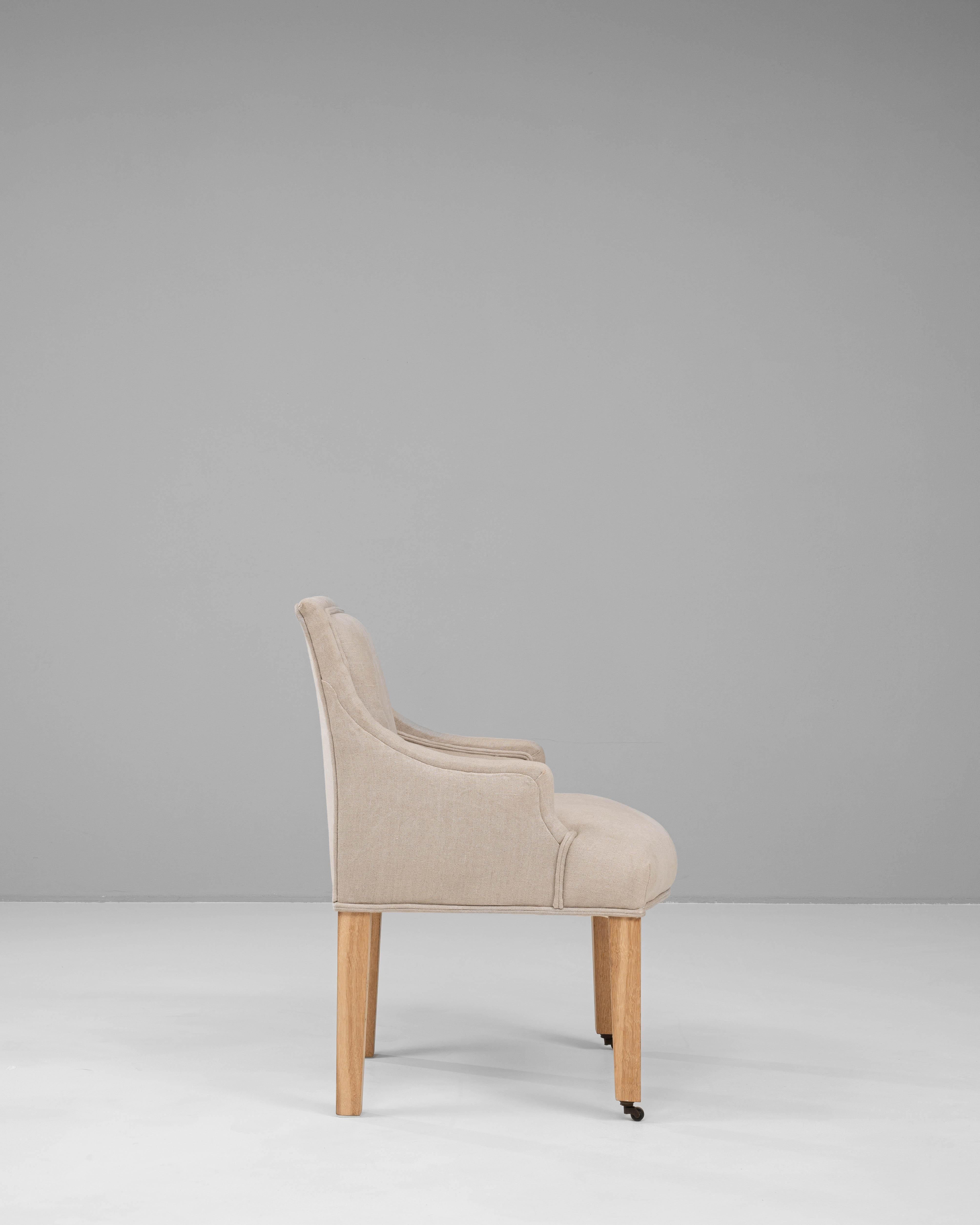 Belge Fauteuil à roulettes belge du 20e siècle en vente