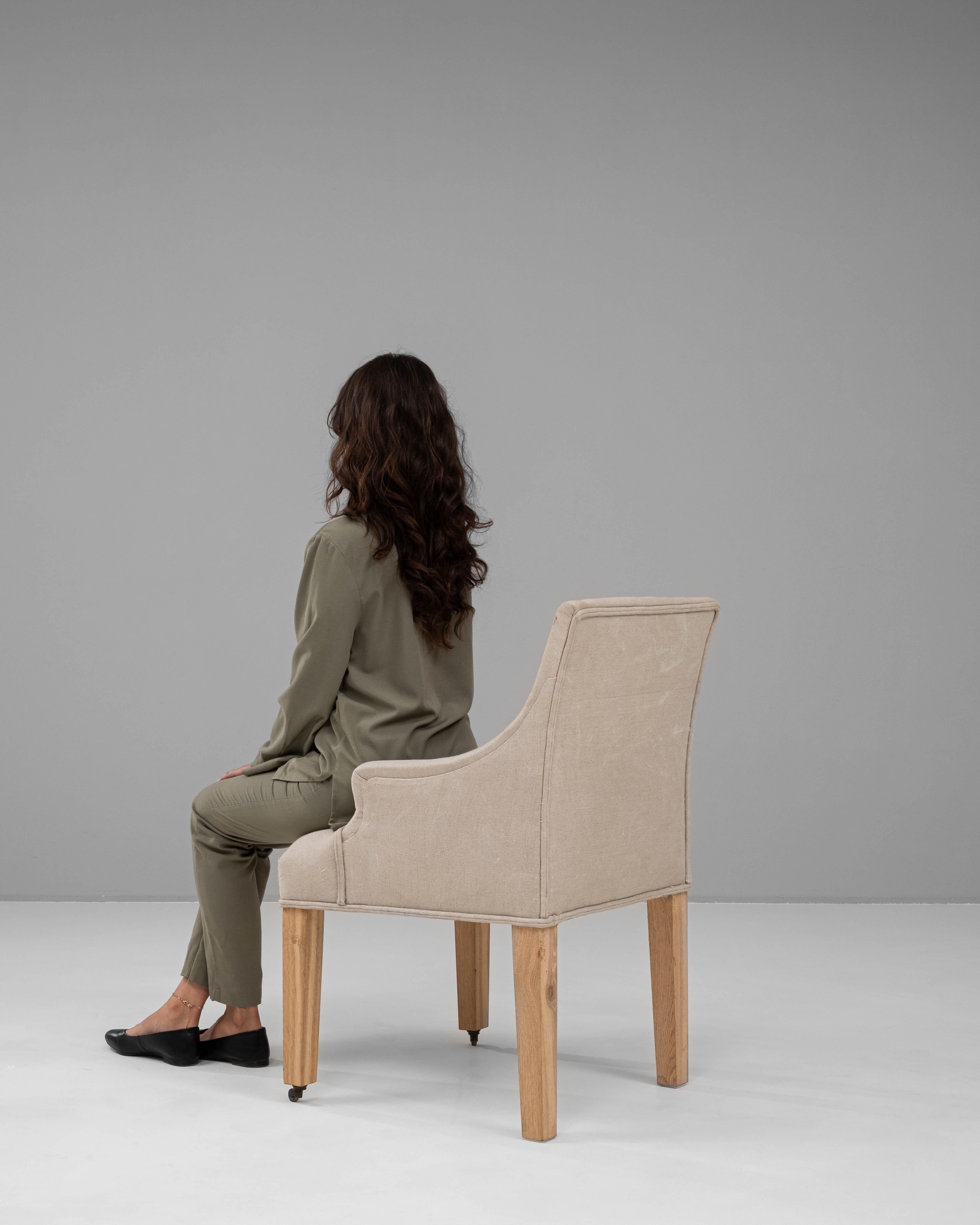 Fauteuil à roulettes belge du 20e siècle en vente 1