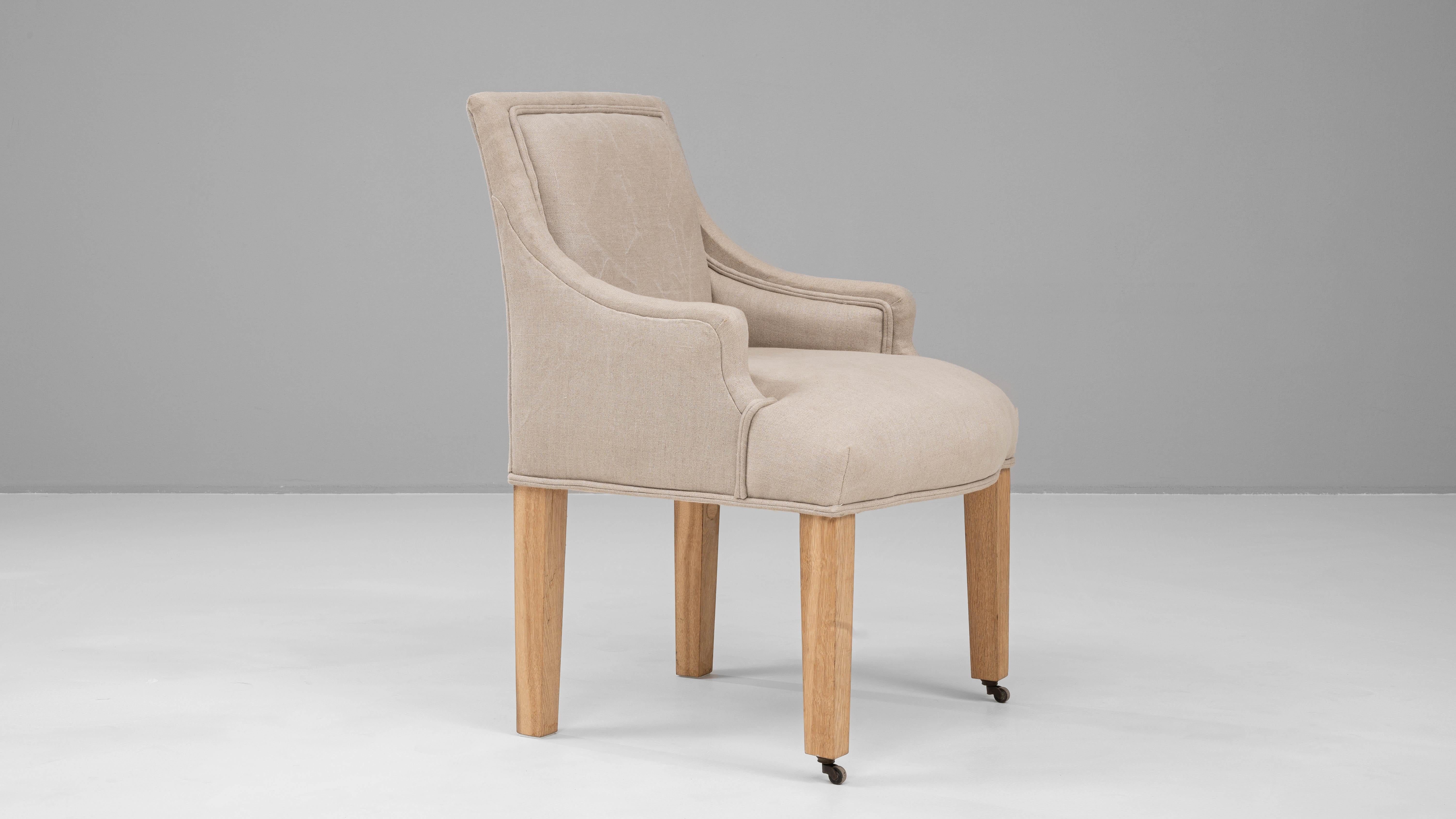 Fauteuil à roulettes belge du 20e siècle en vente 2