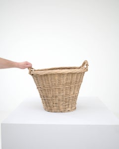 Cesto di vimini belga del XX secolo