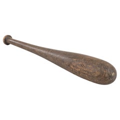 Used 20th Century Belgian Wooden Baseball Bat