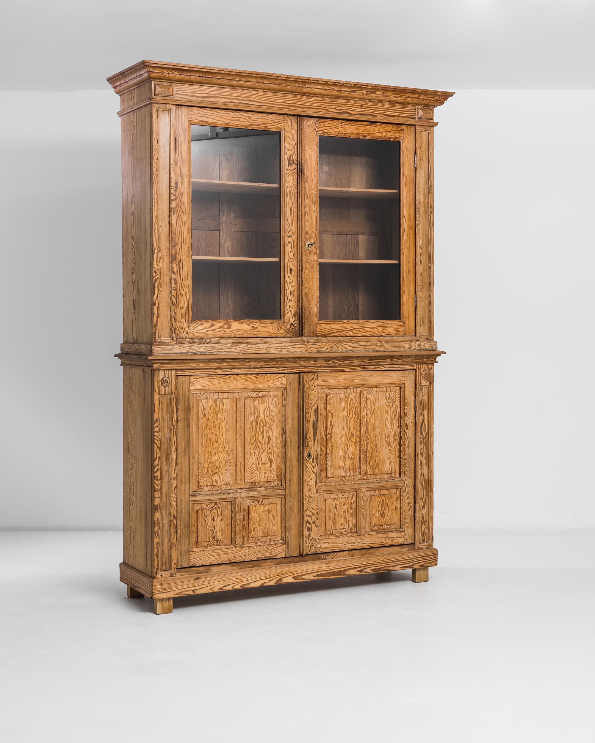 French 20th Century Belgian Wooden Cabinet   For Sale