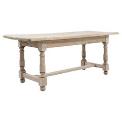 20th Century Belgian Wooden Dining Table