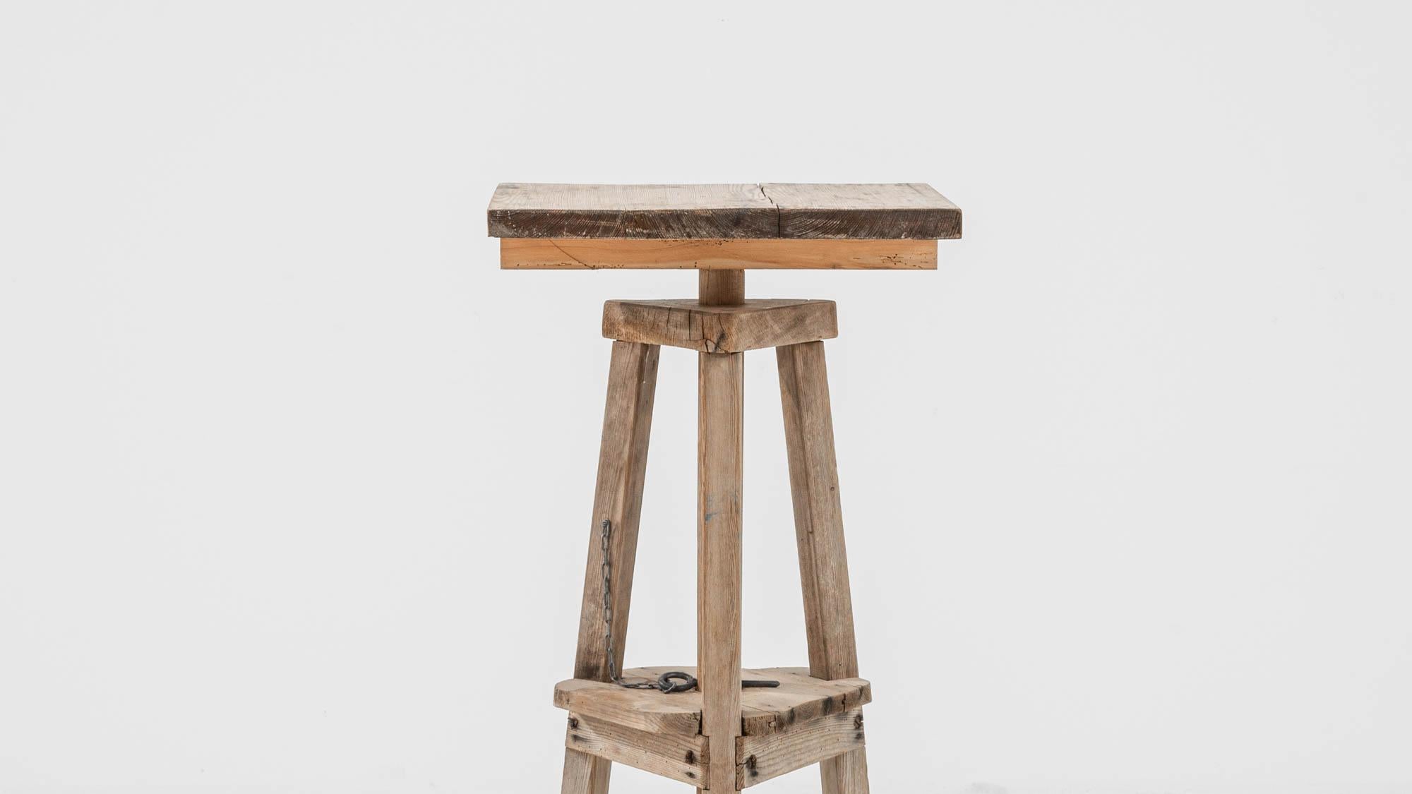 20th Century Belgian Wooden Pedestal 5