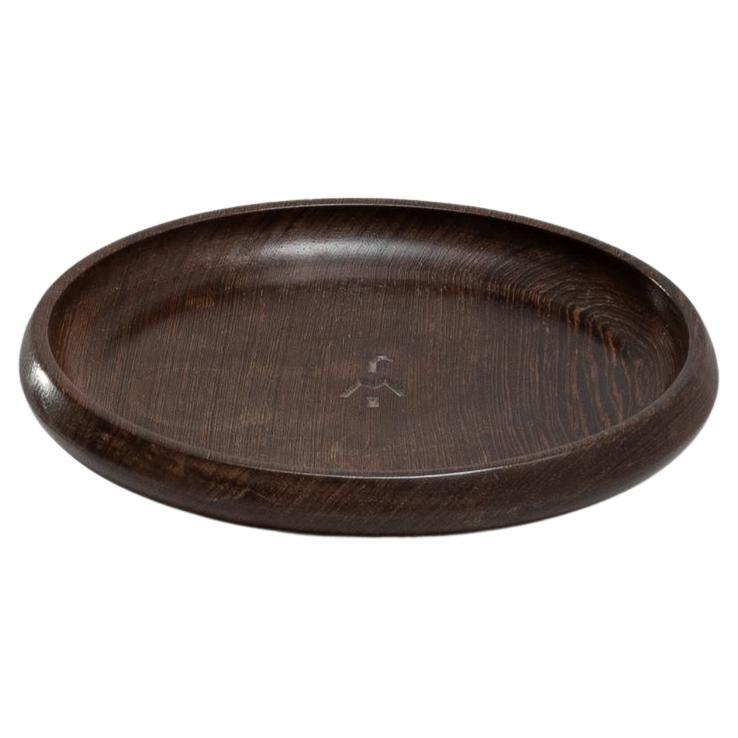 20th Century Belgian Wooden Plate For Sale