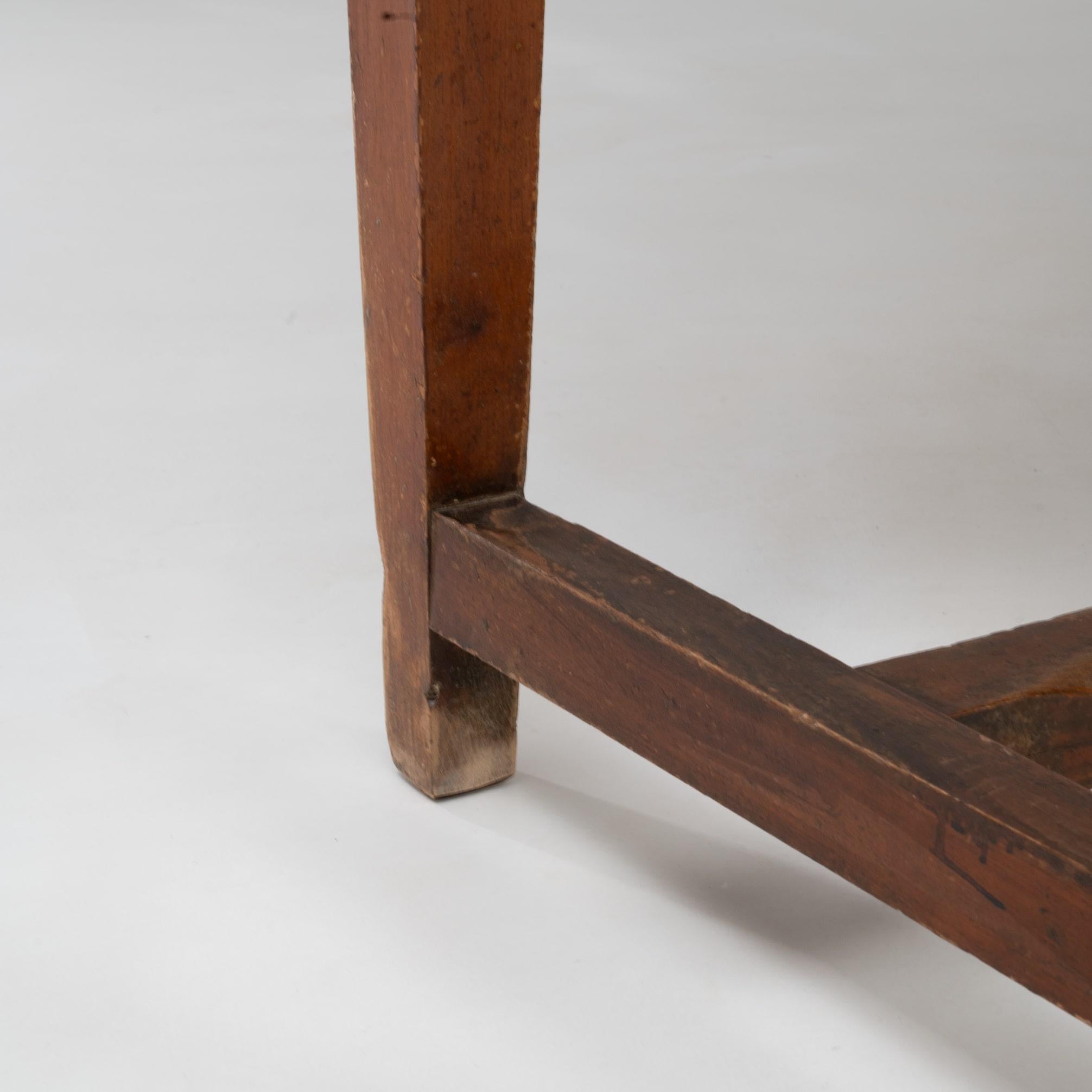 20. Jahrhundert belgischen hölzernen Sekretär Schreibtisch in Original-Patina im Angebot 8