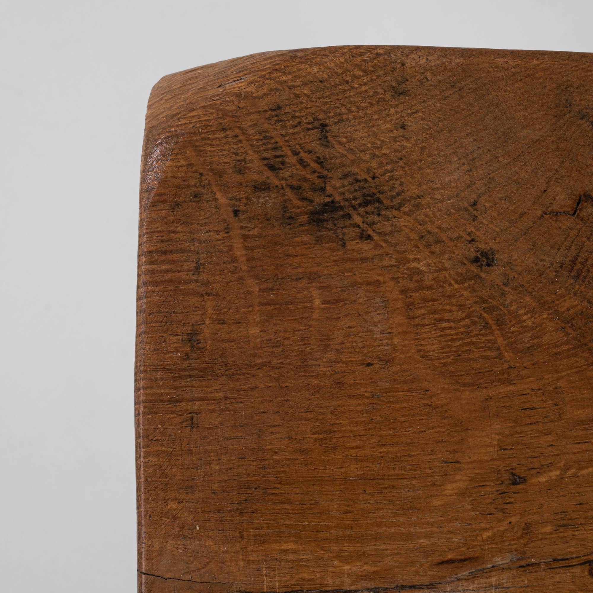 20th Century Belgian Wooden Stool For Sale 6