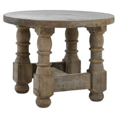 Vintage 20th Century Belgian Wooden Table 