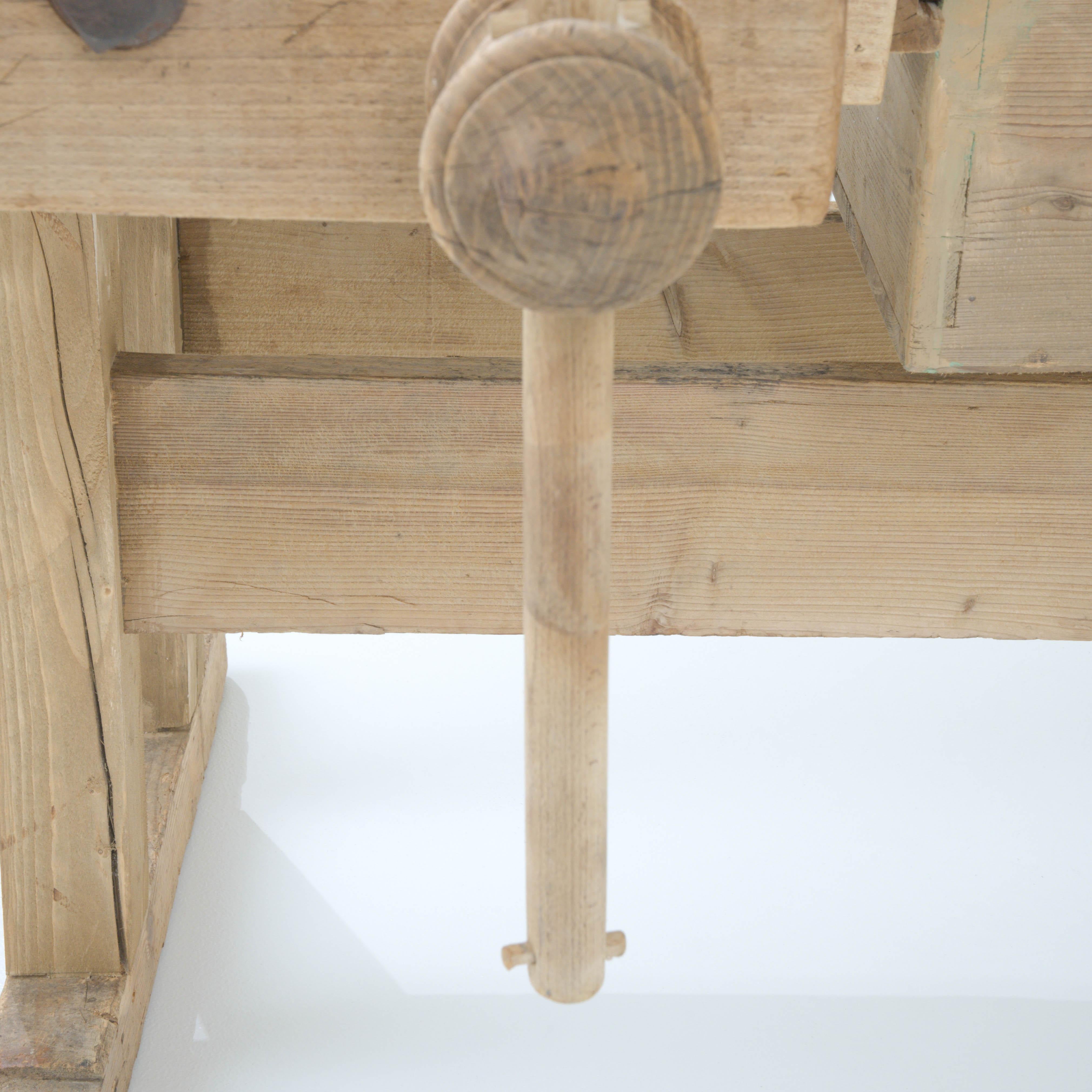 20th Century Belgian Wooden Work Table 7