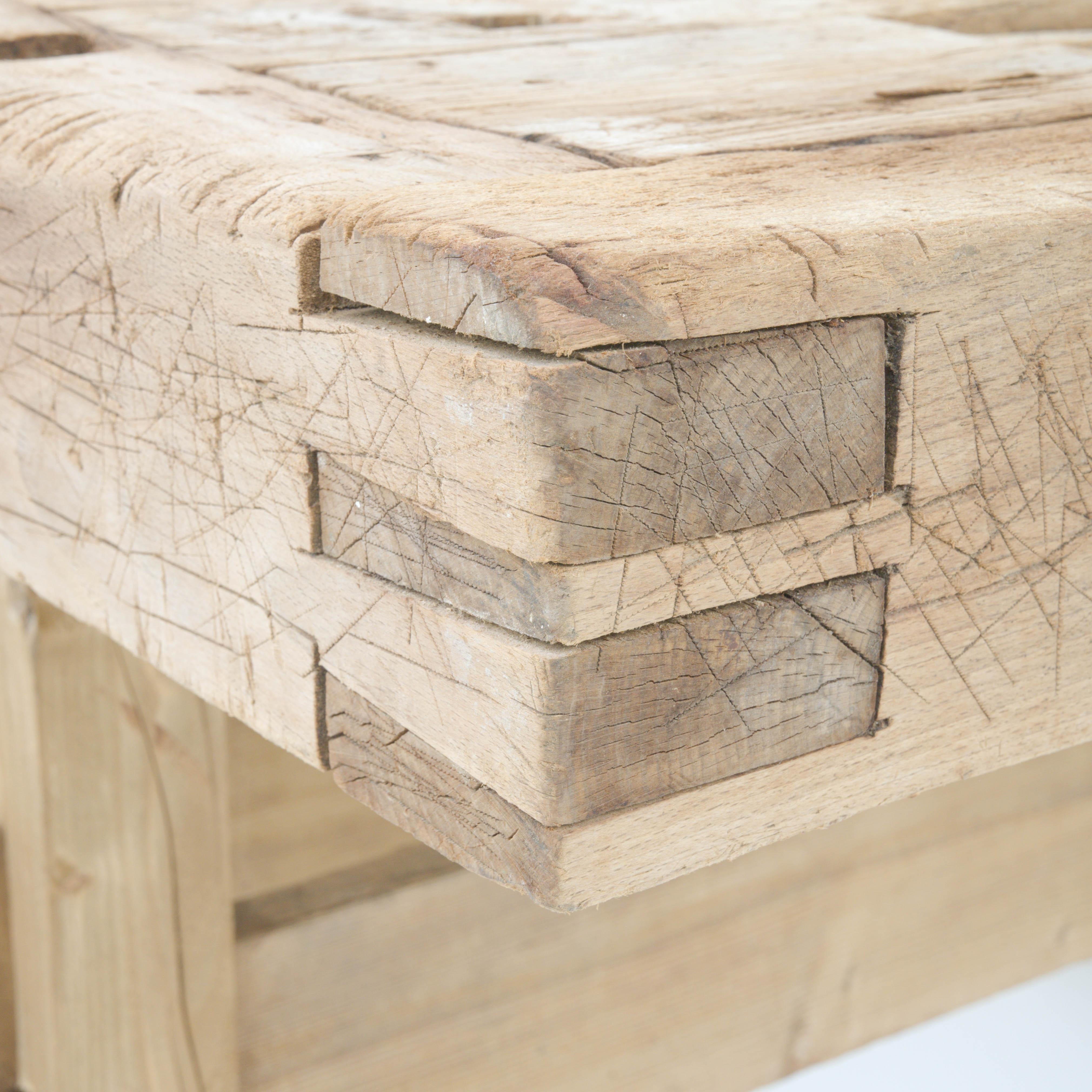 20th Century Belgian Wooden Work Table 8