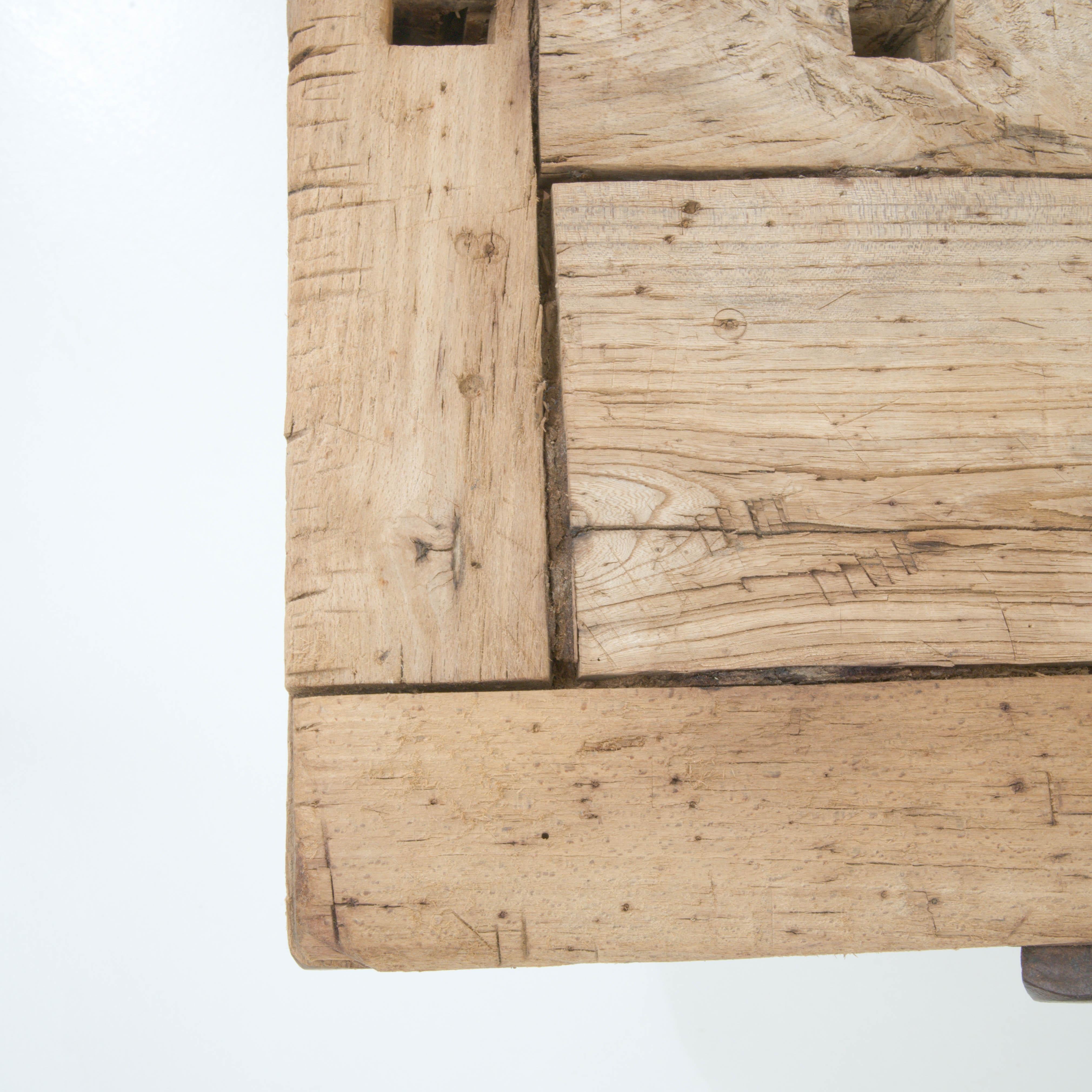 20th Century Belgian Wooden Work Table 10