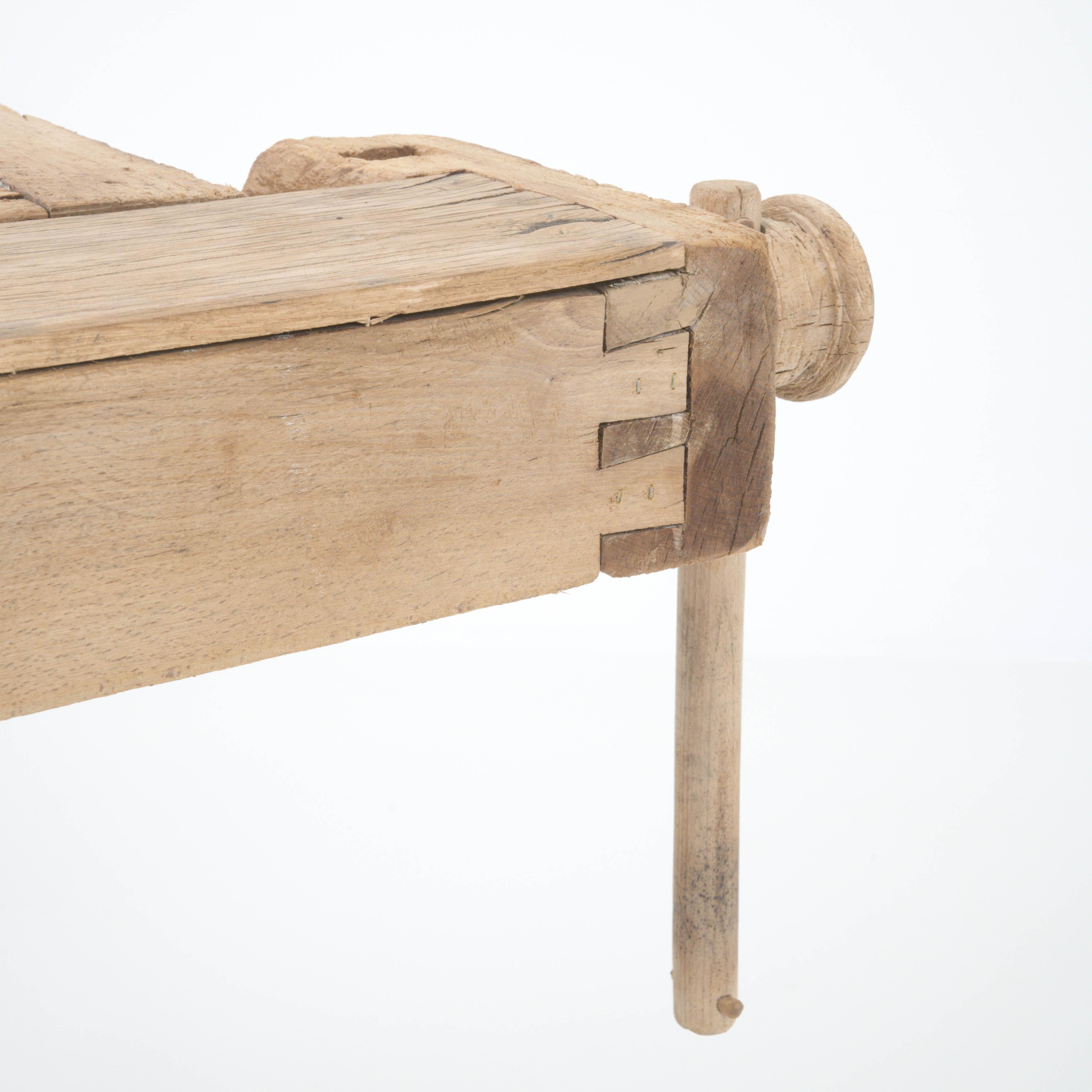 20th Century Belgian Wooden Work Table 6