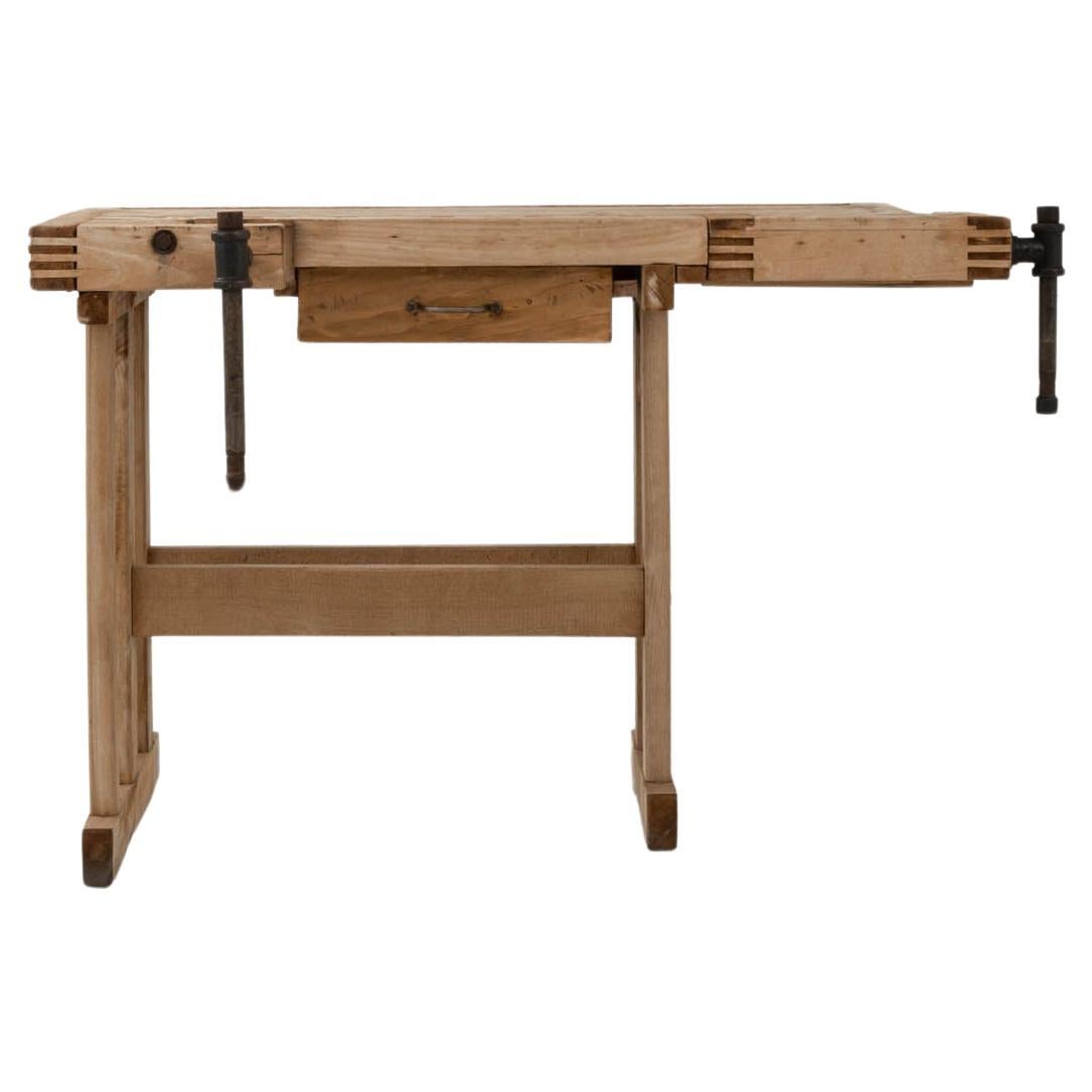 20th Century Belgian Wooden Work Table
