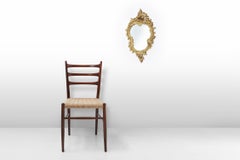 20th Century Belgium gold framed mirror in Louis XV style