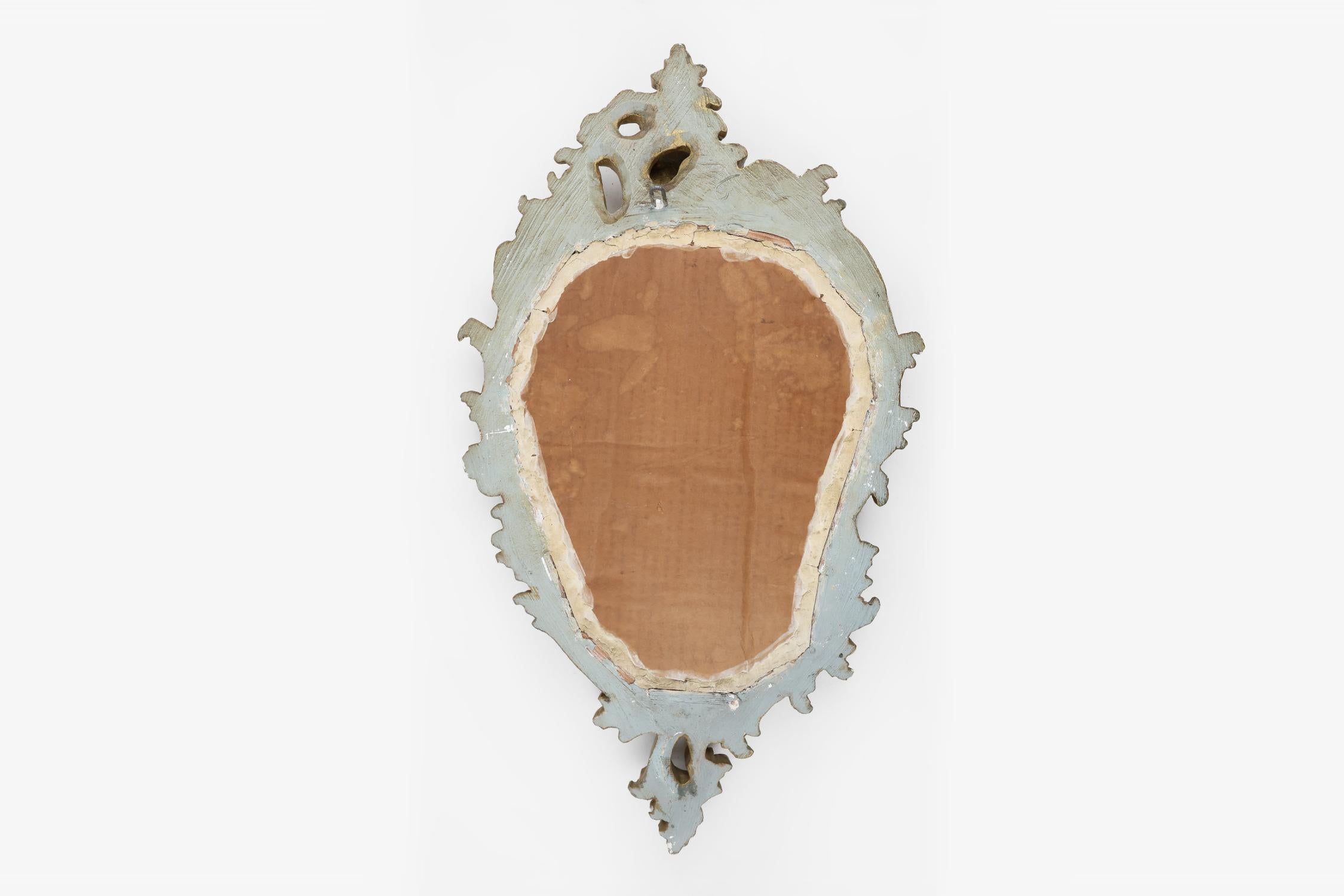 20th Century Belgium gold framed mirror in Louis XV style For Sale 3