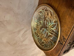 Plat en céramique Henri Bequet, Belgique, 20e siècle, années 1950