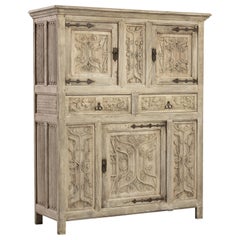 20th Century Belgium Oak Cabinet
