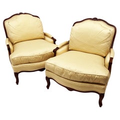 French Provincial Bergere Chairs
