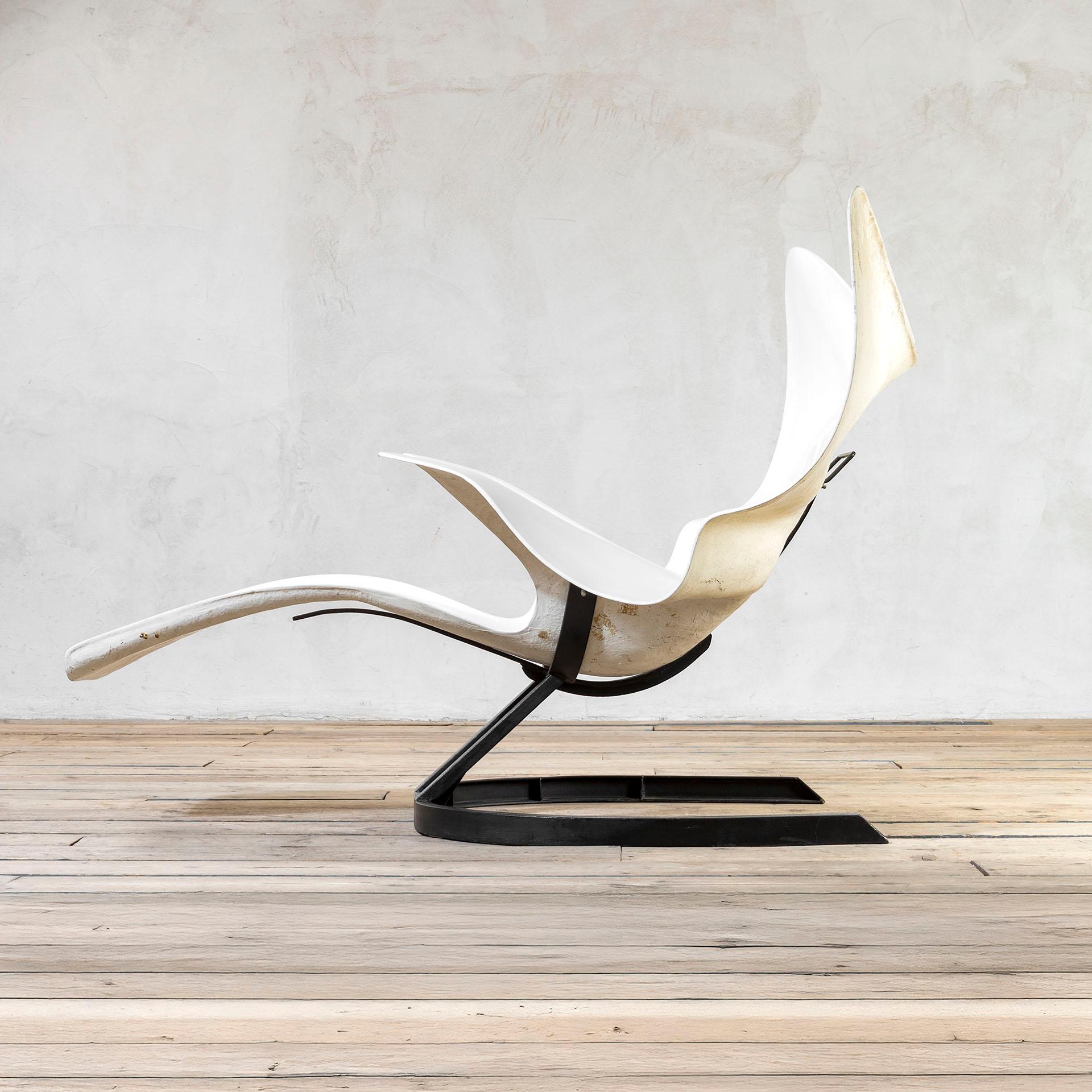 Mid-Century moderno 20th Century, Bernard Rancillac Chaise Longue mod. Elephant in vendita