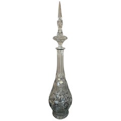 20th Century Beyer Crystal Wine Decanter or Carafe, 1970s