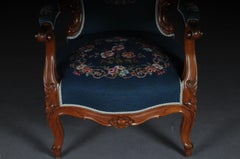 20th Century Biedermeier Armchair Louis Philippe, circa 1855