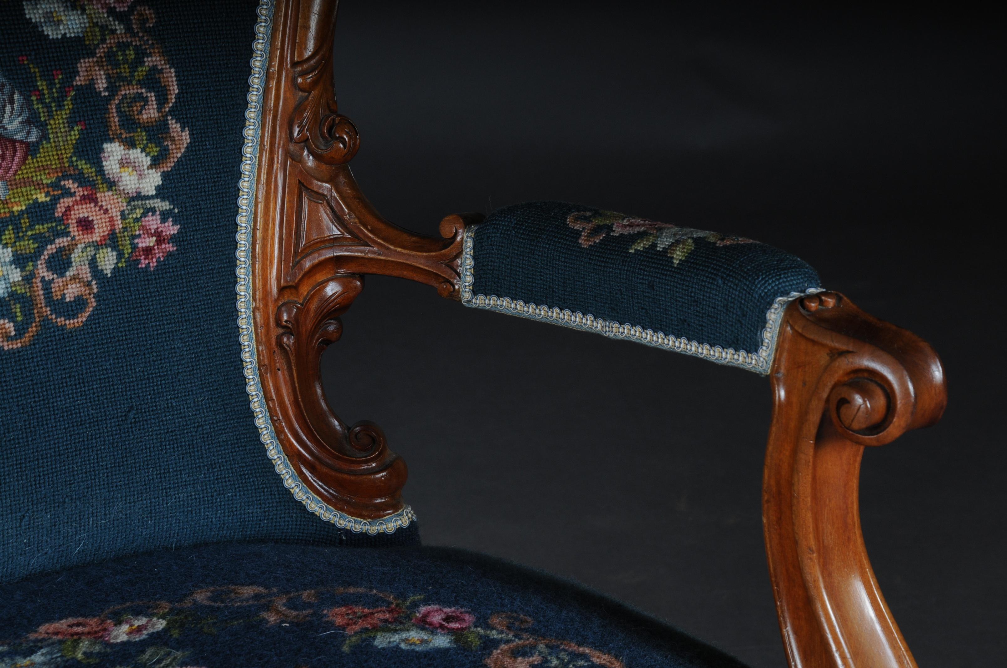 Louis-Philippe 20e siècle Fauteuil Biedermeier Louis Philippe, vers 1855 en vente