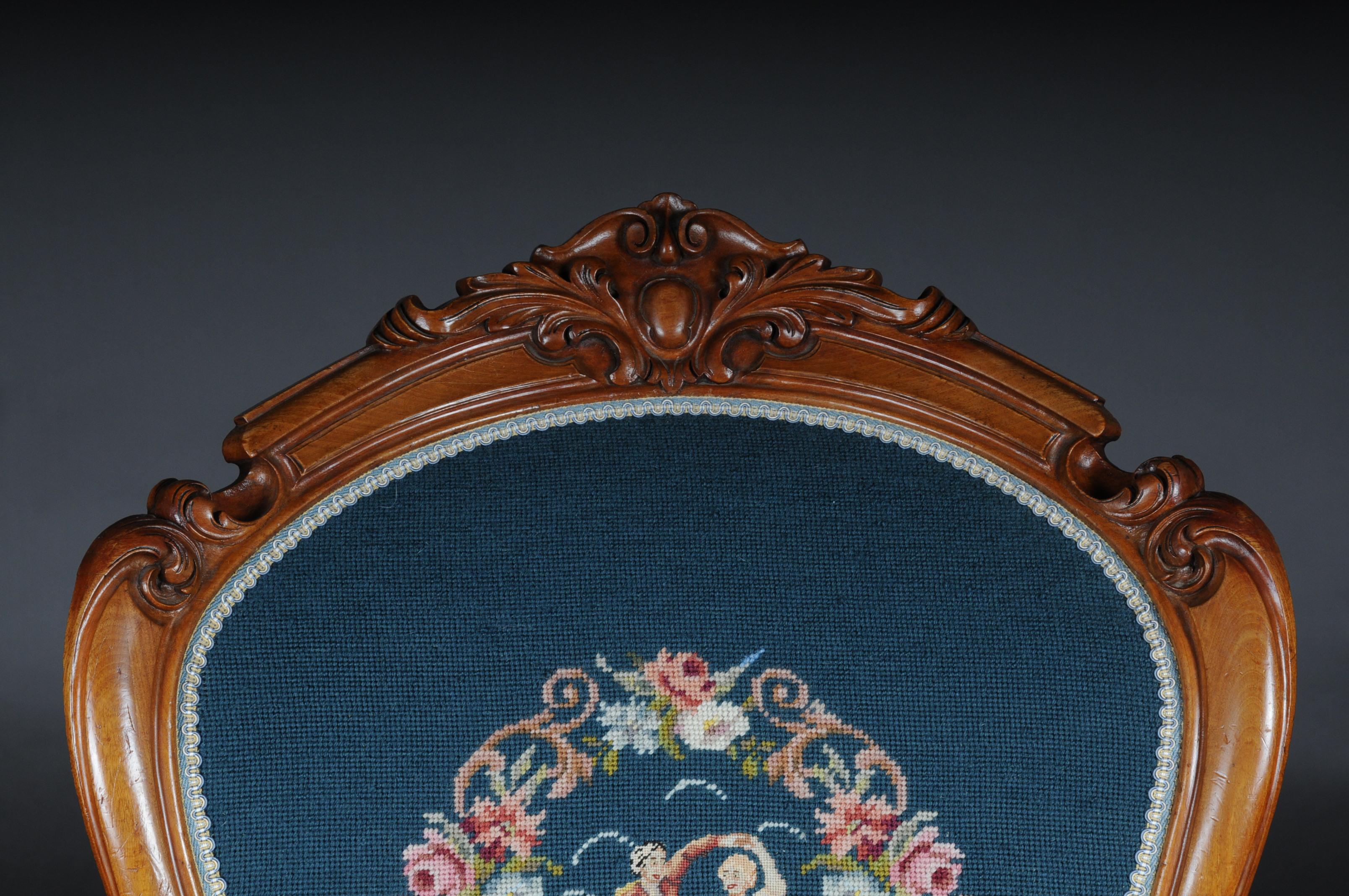 Allemand 20e siècle Fauteuil Biedermeier Louis Philippe, vers 1855 en vente