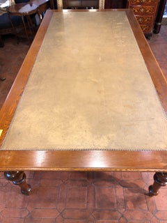 20th Century Oak Writing Table, 1901