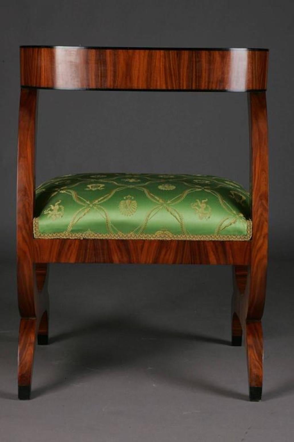 Sillón Estilo Biedermeier Siglo XX Según Josef Danhauser Madera en venta