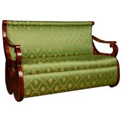 Vintage 20th Century Biedermeier Style Canape Sofa
