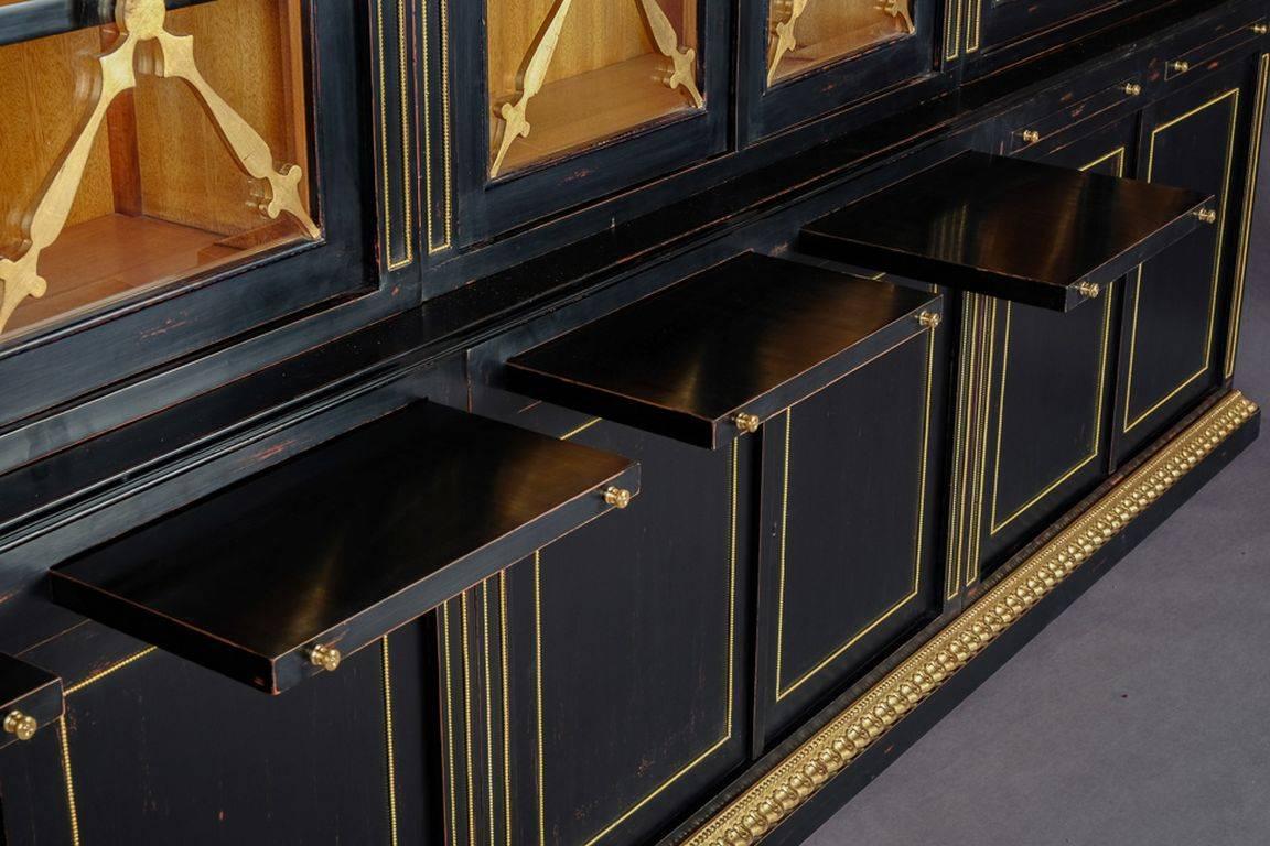 Armoire/ Bibliothèque de style Biedermeier du 20e siècle en vente 2