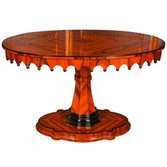 Used 20th Century Biedermeier Style Oval Table