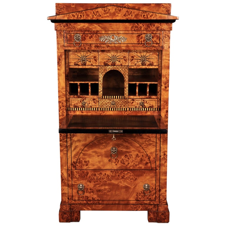 20th Century Biedermeier Style Secretaire For Sale at 1stDibs