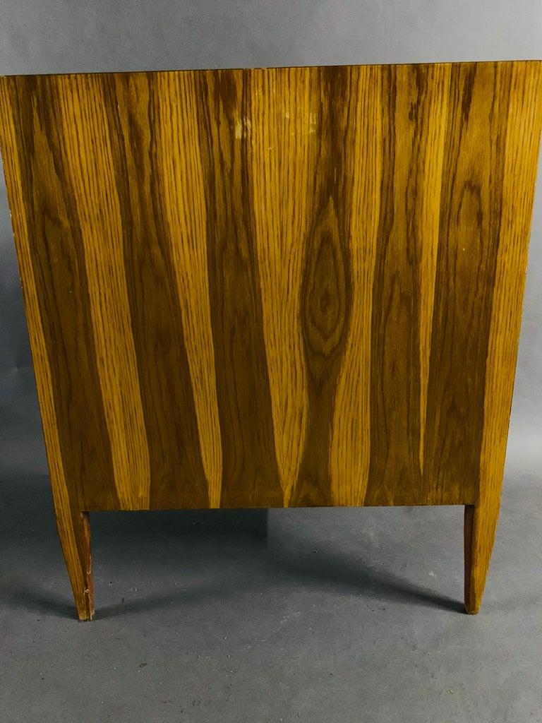20th Century antique Biedermeier Style Slope-Flap Secretaire mahogany veneer For Sale 8