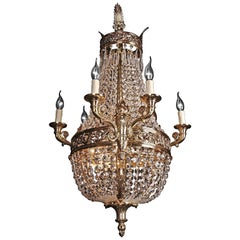 20th Century Biedermeier\Classicist Style Basket Chandelier