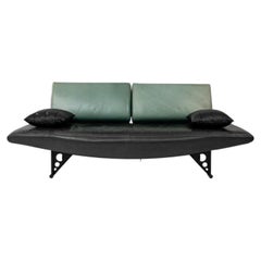 Canapé en cuir noir du XXe siècle « Cirrus » de Peter Maly