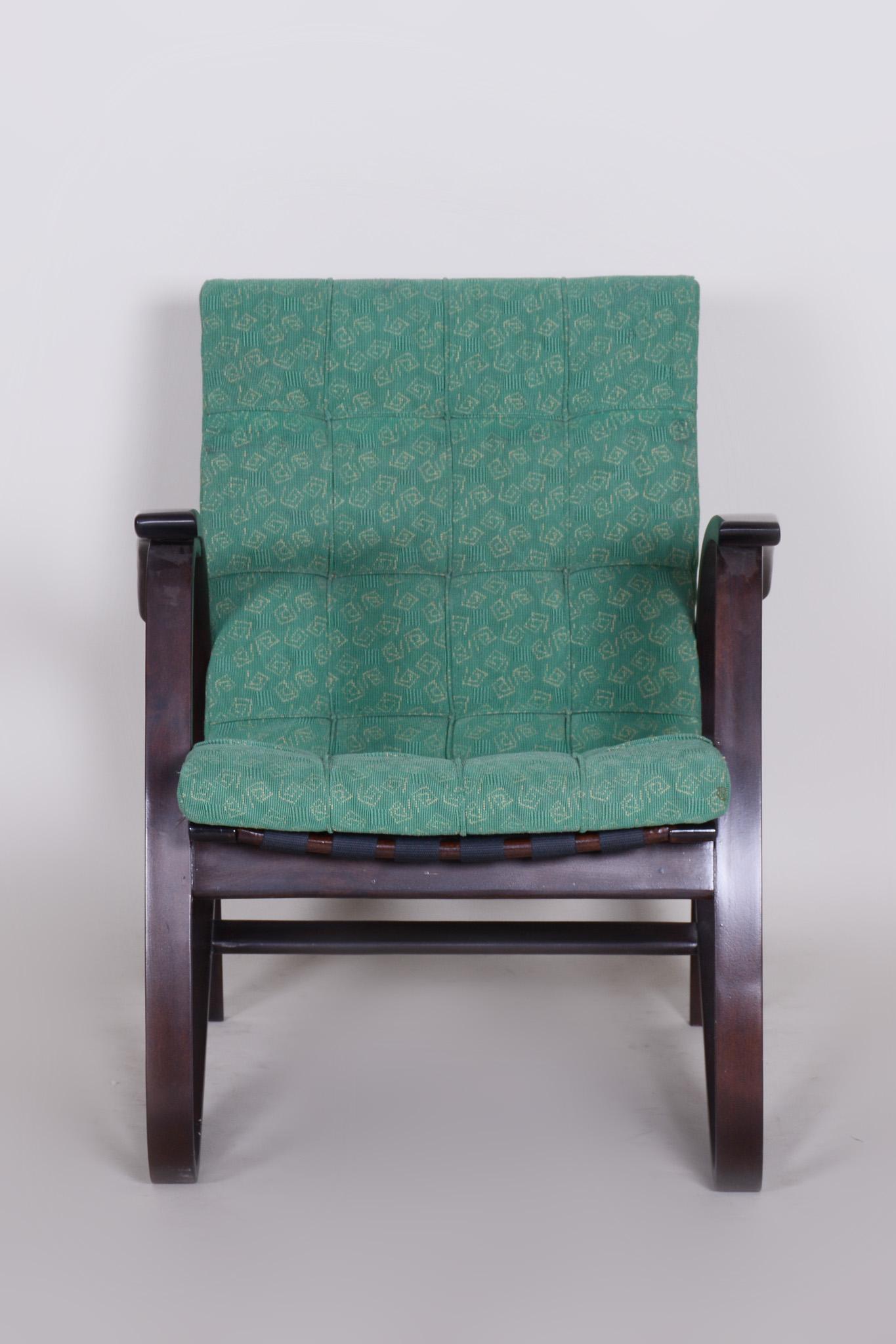 Armchair, midcentury Czechoslovakia
Architect: Jan Vanek
Period: 1930-1939.
Material: Beech.
New upholstery.