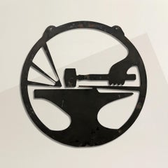 20th Century Blacksmith's Sign on Custom Mount