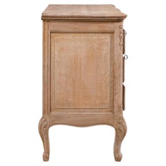 20th Century Bleached Wood Louis XV Chest Of Drawers