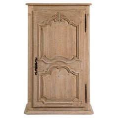 20th Century Bleached Wood Louis XV Style Oak Cabinet